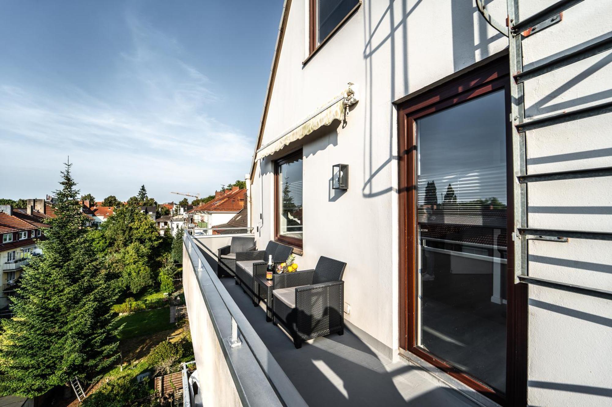 Stern Blick - Maisonette, Balkon, Zentral In Brema Exterior foto