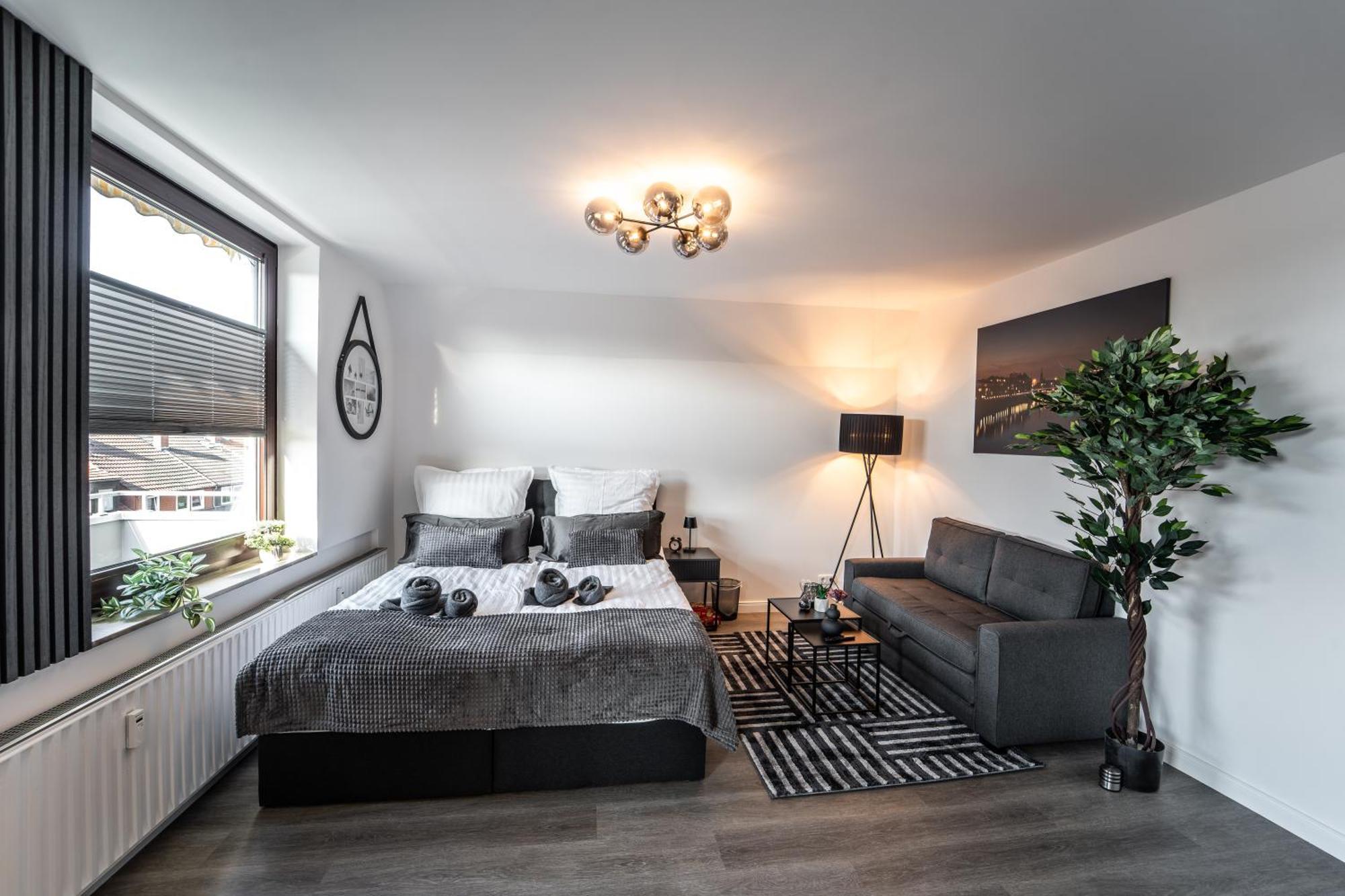 Stern Blick - Maisonette, Balkon, Zentral In Brema Exterior foto